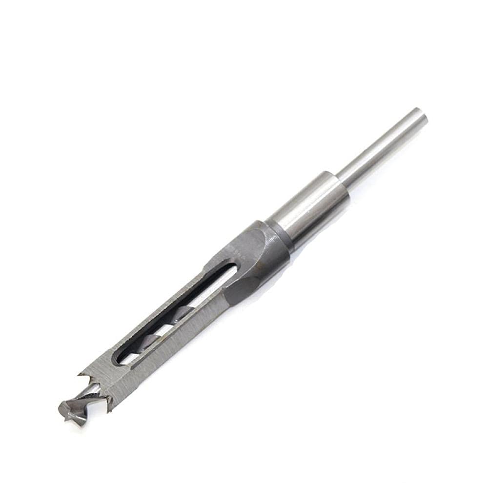 High-Speed Steel (HSS) Twist Drill Bit Set - 8mm Woodworking Drill Kit with Square Auger & Mortising Chisel | Perfect for DIY Projects, Furniture Making & Home Renovations