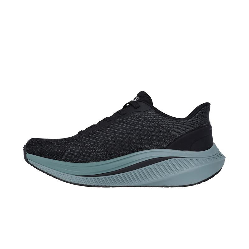 GO WALK MAX CUSH ARCH FIT Comfortable Walking Shoes 216354/BKGR - Perfect for Walking, Travel & Everyday Wear