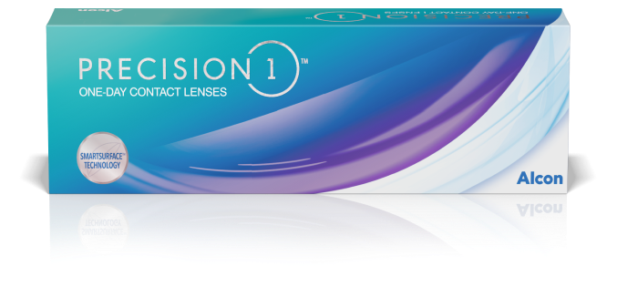 Precision1 Daily Disposable Contact Lenses - 90 Pack, UV Protection, Moisturizing Comfort for All-Day Wear | Perfect for Work, Sports, and Outdoor Activities