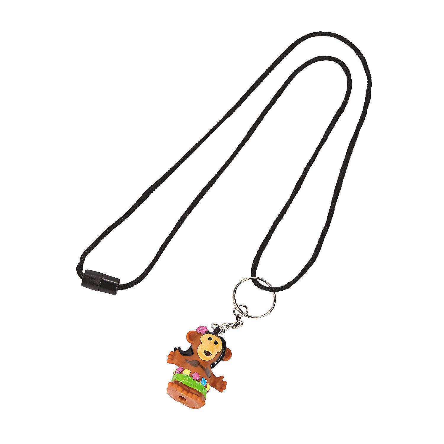 Fun Express Bulk Nylon Black Cord Lanyards - 100 Pack Jewelry Lanyards for ID Badges, Keys & Accessories - Perfect for Schools, Offices & Events