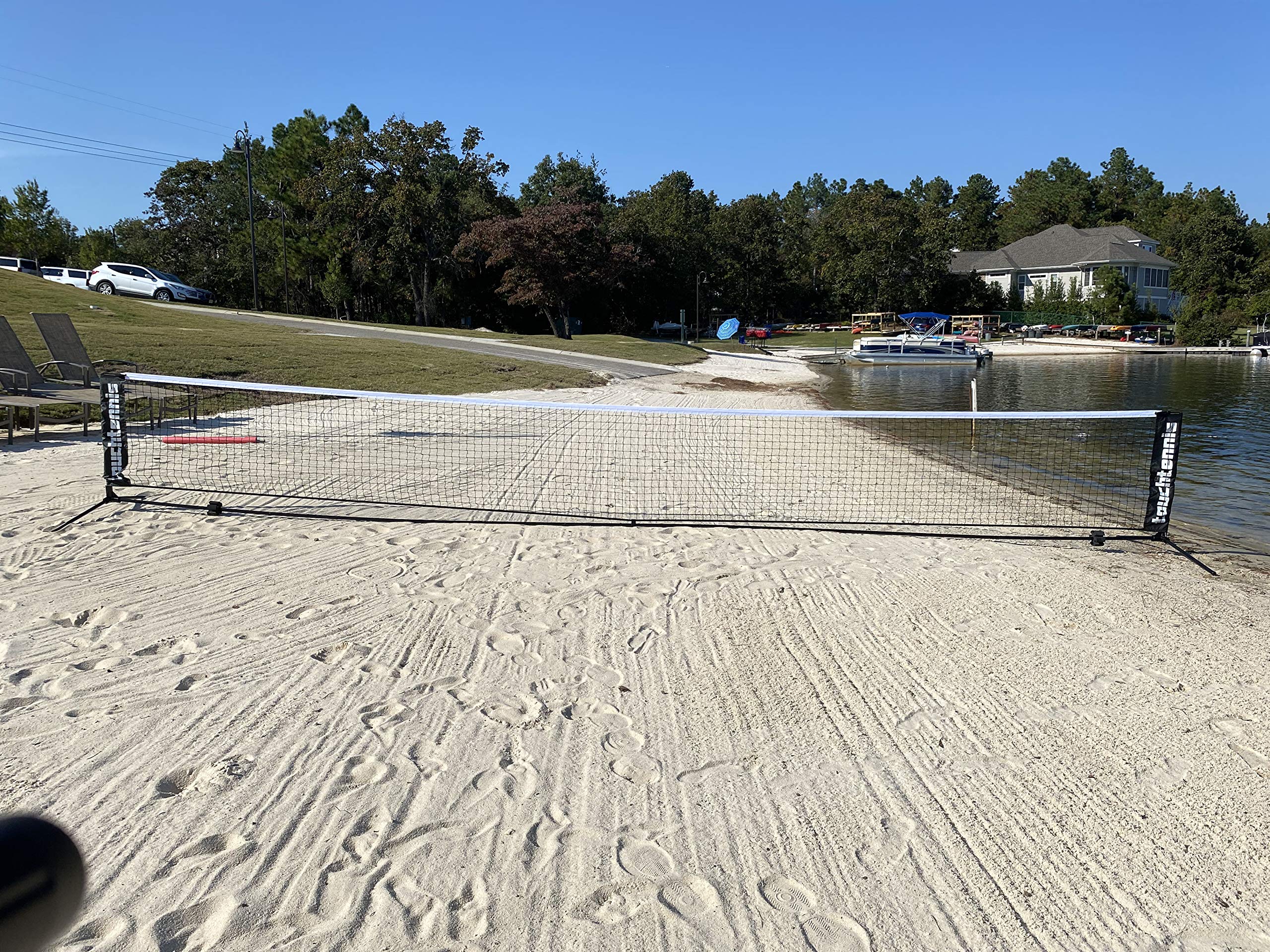 Portable 20ft (6m) Tennis Net for Driveway & Backyard - Perfect for Touch Tennis, Practice & Outdoor Games | Durable & Easy Setup for Home, Park & Court Use