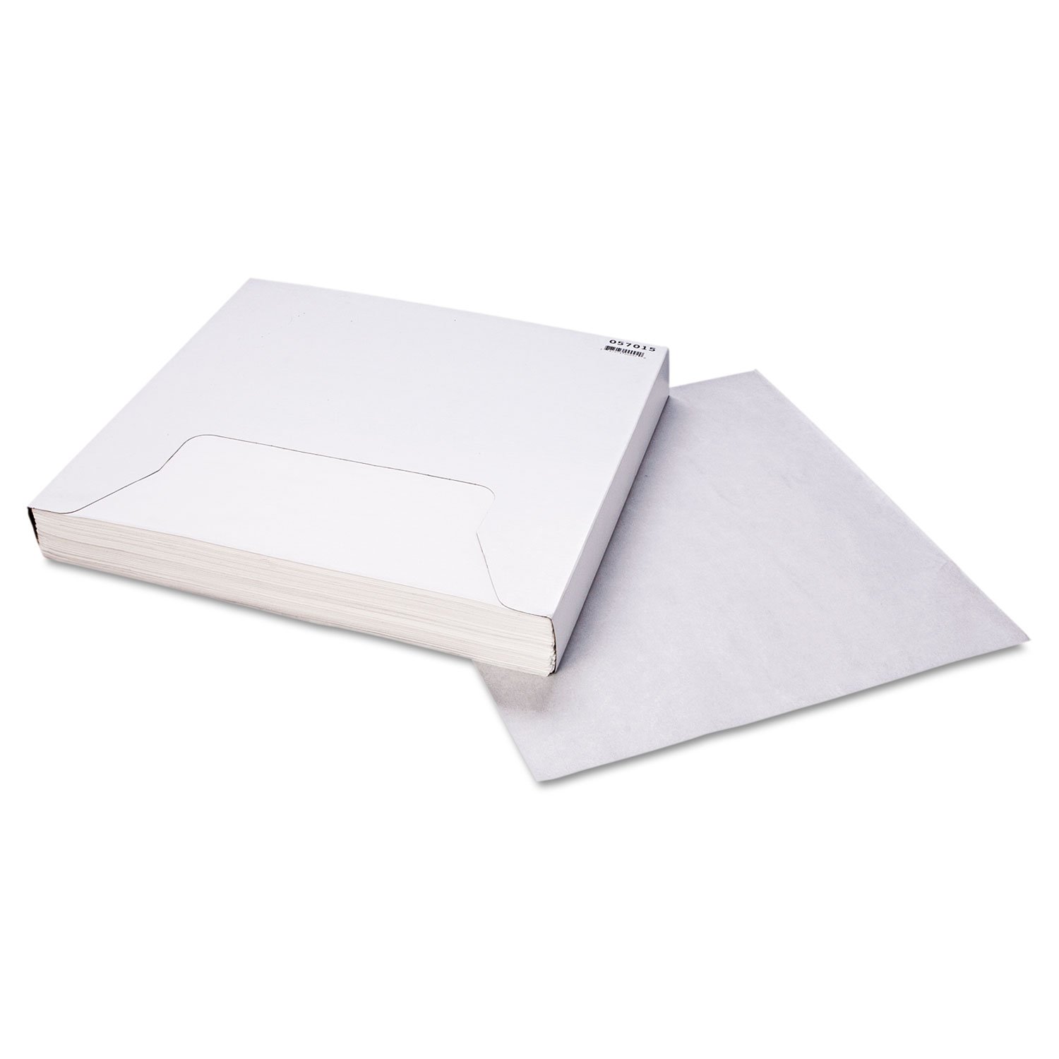 Bagcraft 057015 Grease-Resistant White Paper Wrap/Liner 15