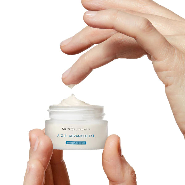 A.G.E Advanced Eye Cream for Wrinkles & Dark Circles - Anti-Aging Eye Treatment with Retinol & Hyaluronic Acid | Perfect for Night Routine & Travel Skincare
