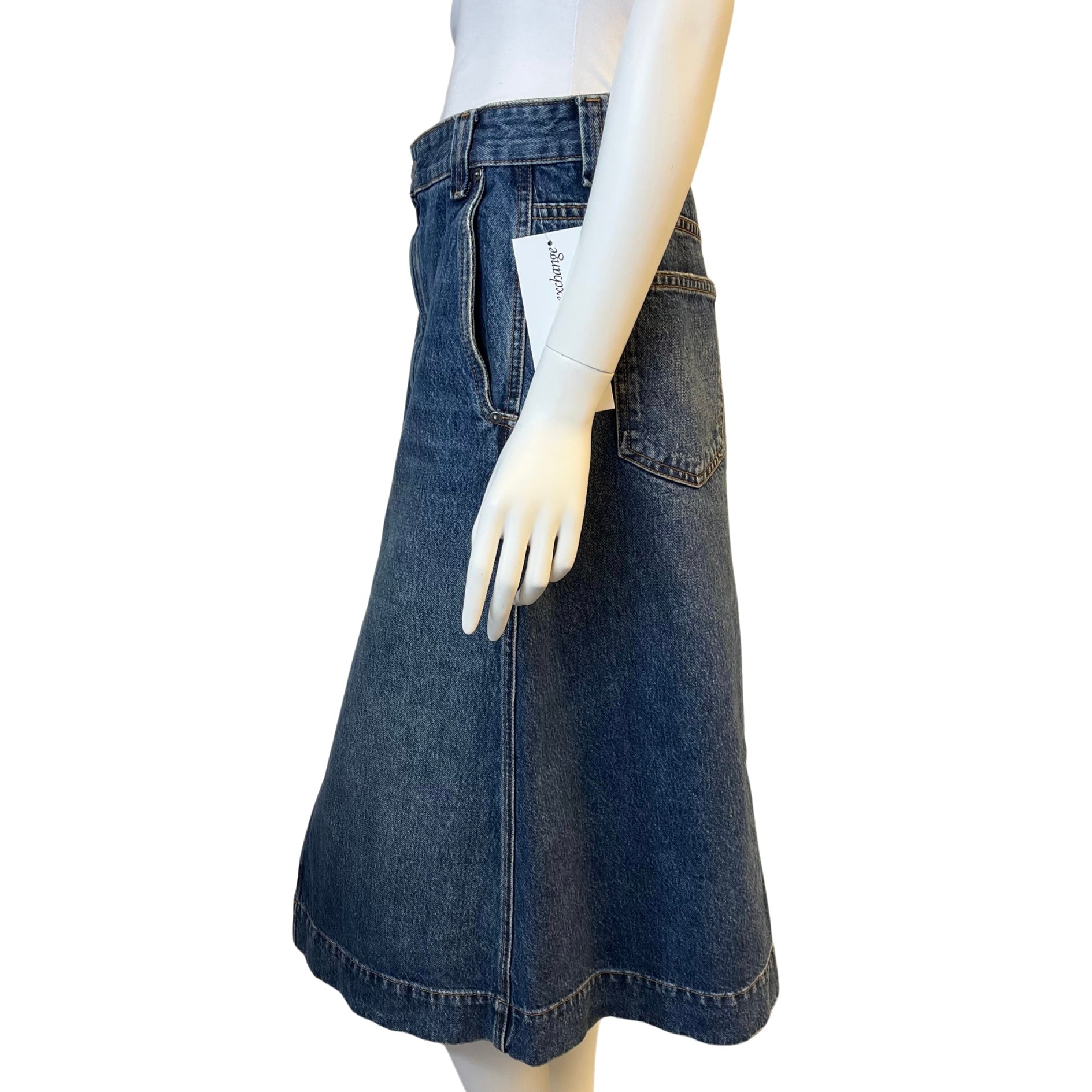 Khaite Women's Skirt - Elegant A-Line Midi Skirt for Office, Party & Casual Wear | High Waist Flowy Skirt with Pockets | Perfect for Work, Date Night & Summer Outfits