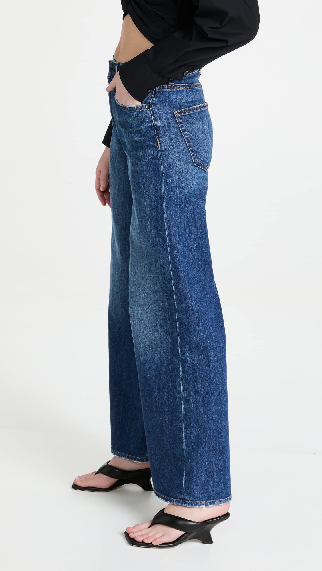 Women's High Waisted Wide Leg Gunnison Jeans - Stretch Denim Pants for Casual & Office Wear | Comfortable & Stylish for Everyday Outfits