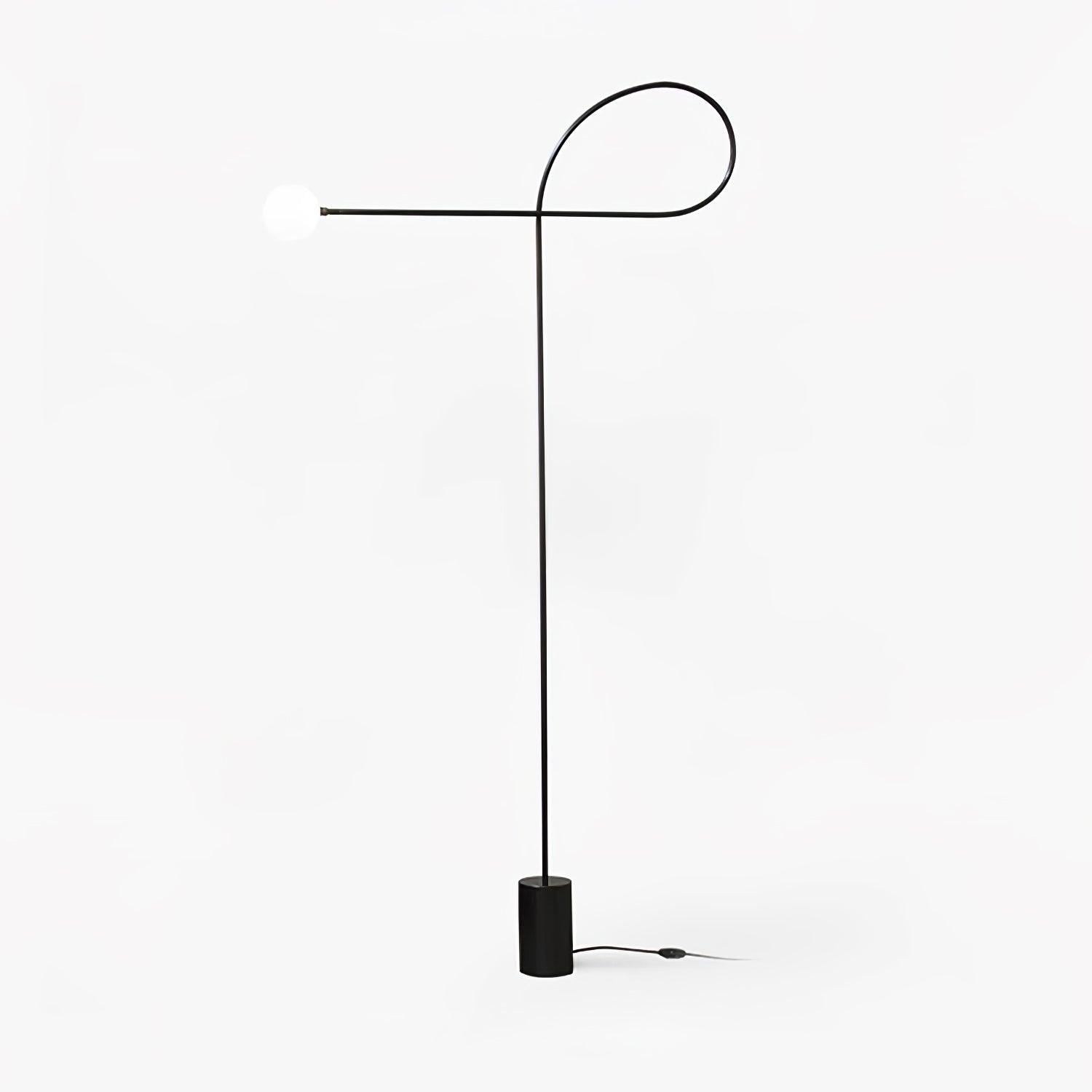 Arcane Orb Floor Lamp - Modern LED Standing Light with Adjustable Brightness for Living Room, Bedroom, or Office Decor