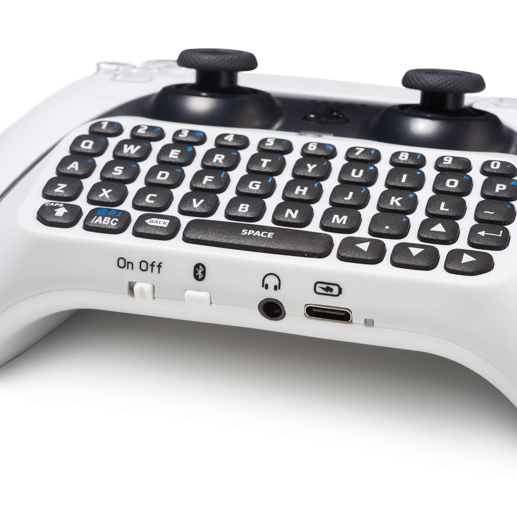 Numskull PS5 Bluetooth Wireless Mini Keyboard - Compatible with Official PlayStation 5 Controllers | Perfect for Gaming, Chatting & Browsing on Your PS5 Console