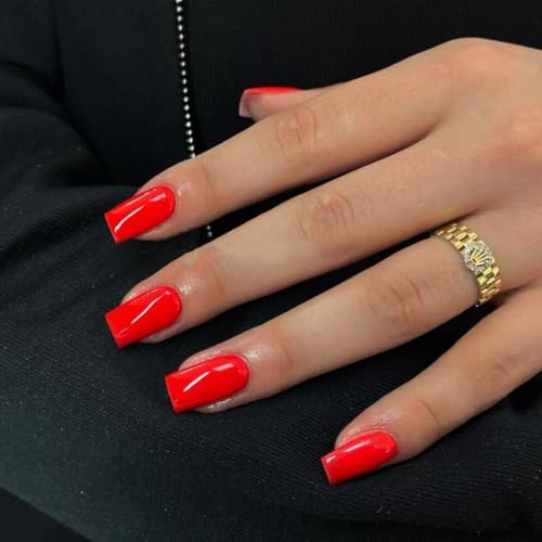 glossy light red