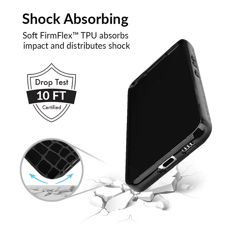 Samsung Galaxy Phone Case - Durable Black Crocodile Pattern Cover with Shockproof Protection - Perfect for Work, Travel, and Everyday Use