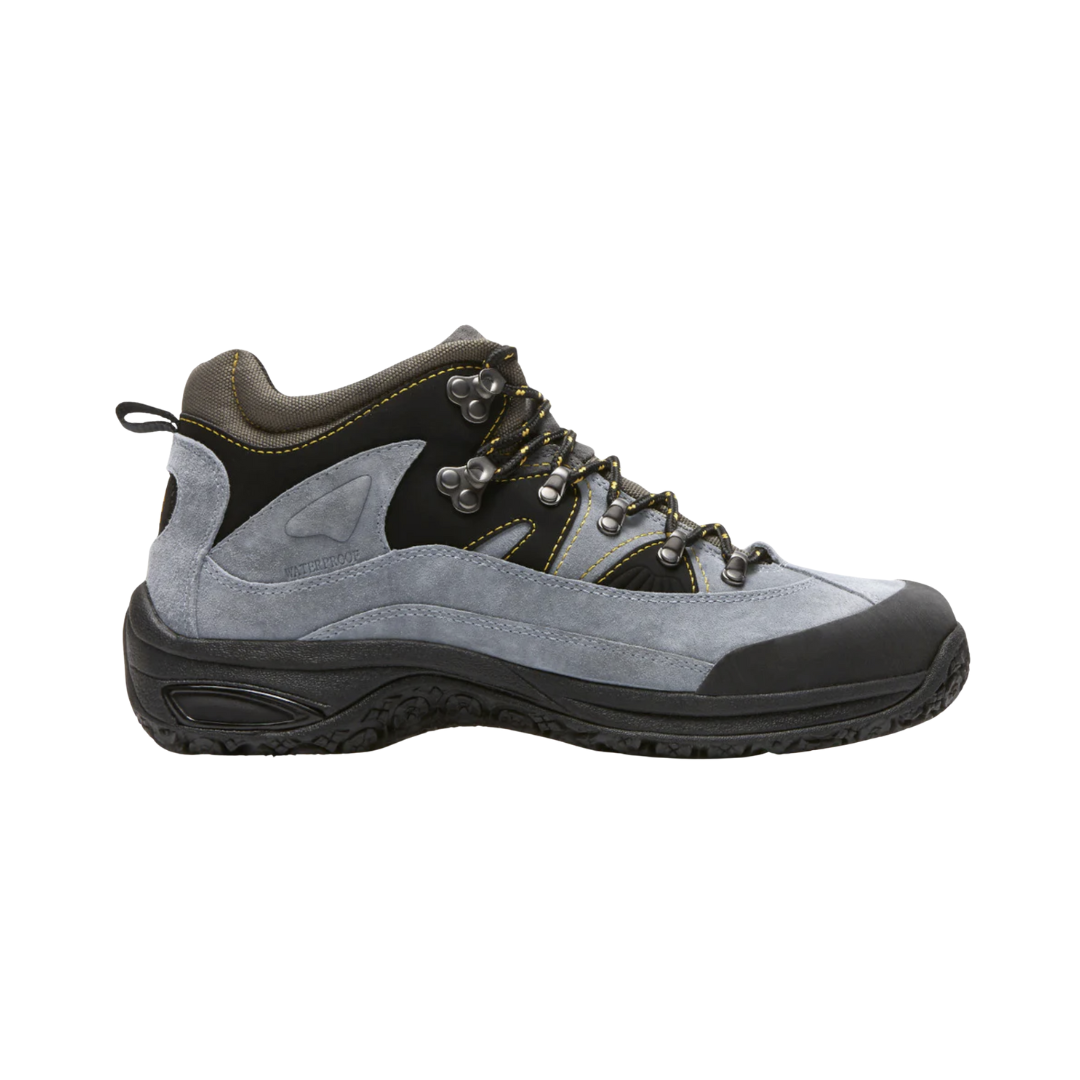 Men's Waterproof Hiking Boots - Slate Color Wide Width (4E) for Outdoor Trekking & Winter Adventures