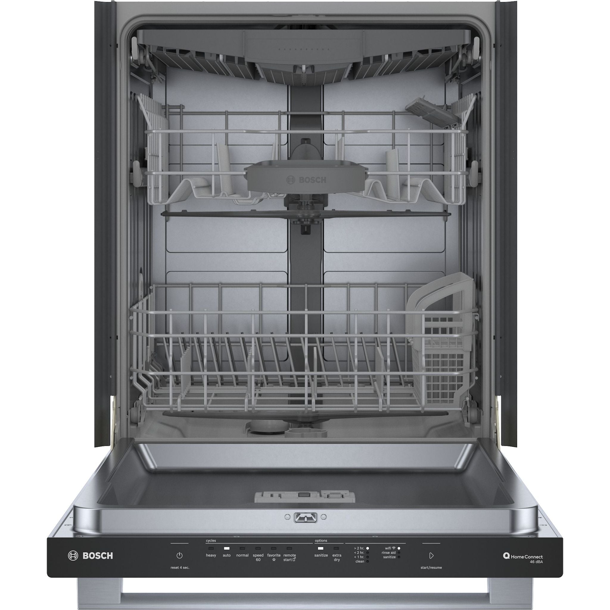 Bosch SHX5AEM5N Stainless Steel Built-In Dishwasher - Energy Star Certified, Ultra Quiet Operation for Modern Kitchens