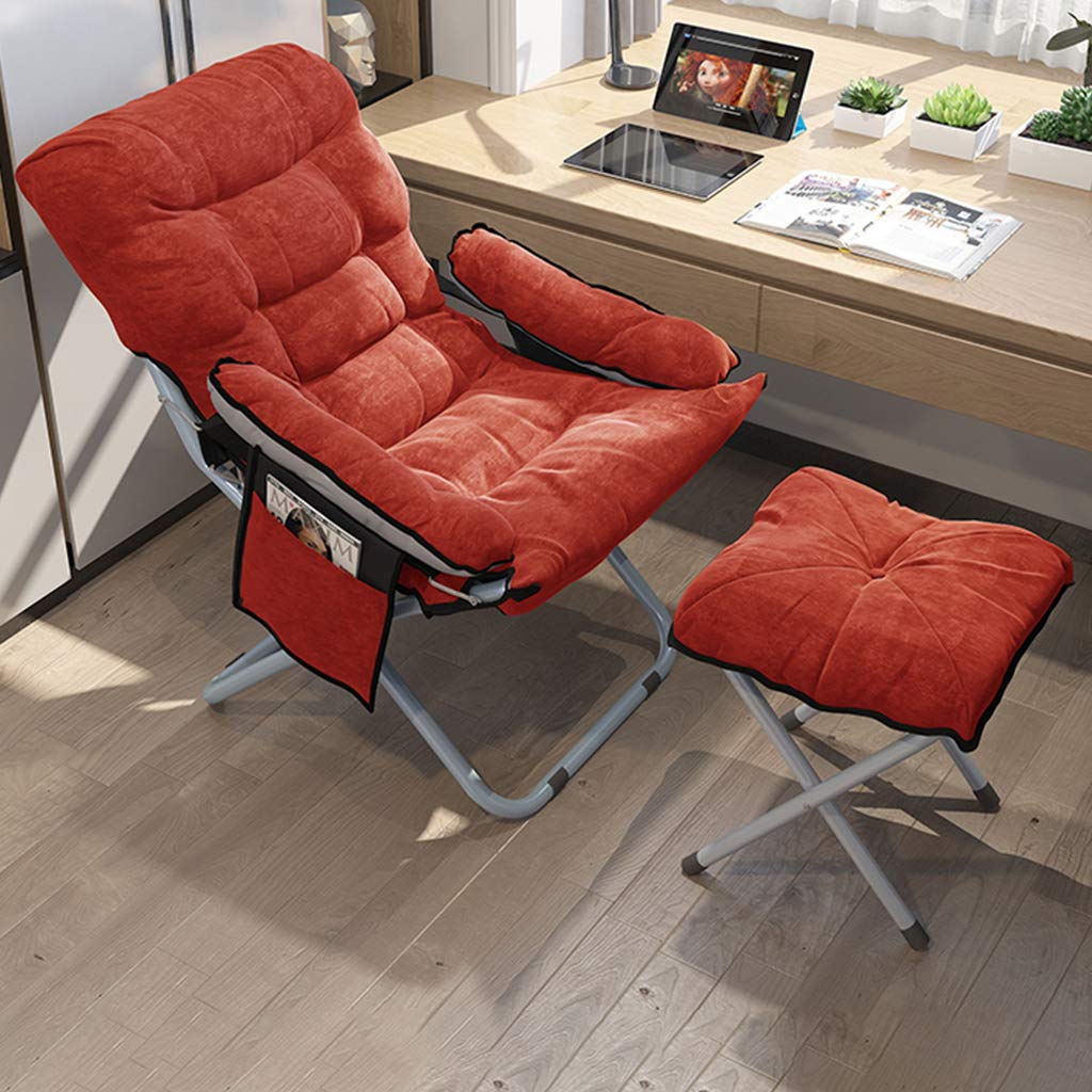 ADKINC Comfortable Indoor & Outdoor Lounge Chair - Patio Chaise Lounge, Recliner, Folding Table Chair for Backyard, Poolside, Deck, and Living Room Relaxation (Multiple Colors Available)