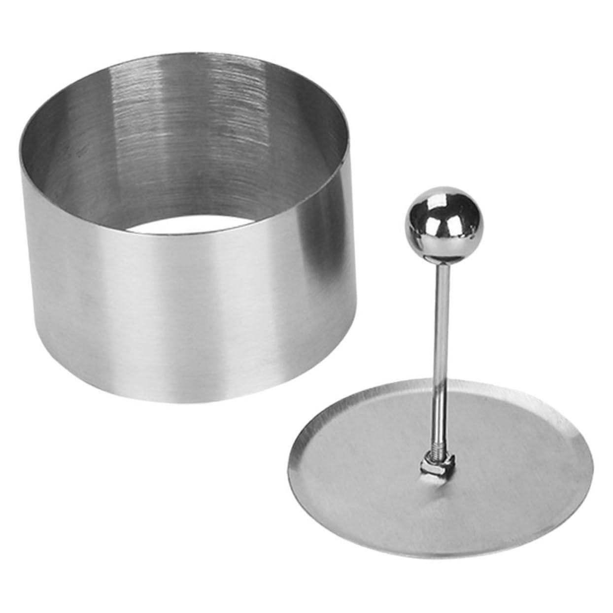 Premium 304 Stainless Steel Rice Ball Maker - Round & Cylinder Sushi Mold for Onigiri, Cakes, and Baking | Adjustable Rice Shaper for Perfect Homemade Sushi, Rice Balls & Desserts | Ideal for Meal Prep, Bento Boxes & Japanese Cuisine