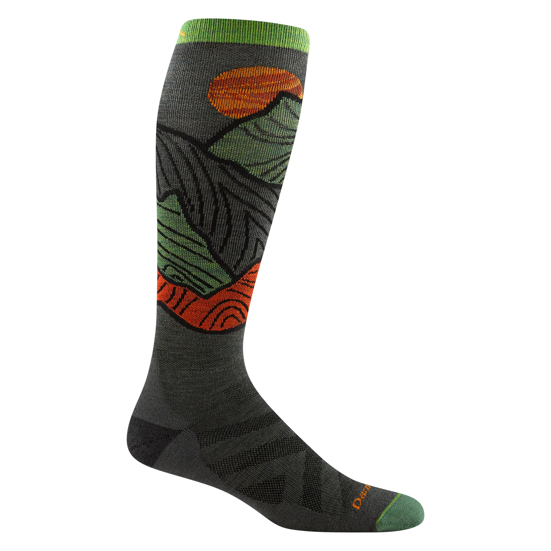 Darn Tough Titan Over The Calf Lightweight Ski & Snowboard Socks for Men - Warm & Durable Performance Socks for Winter Sports & Outdoor Activities