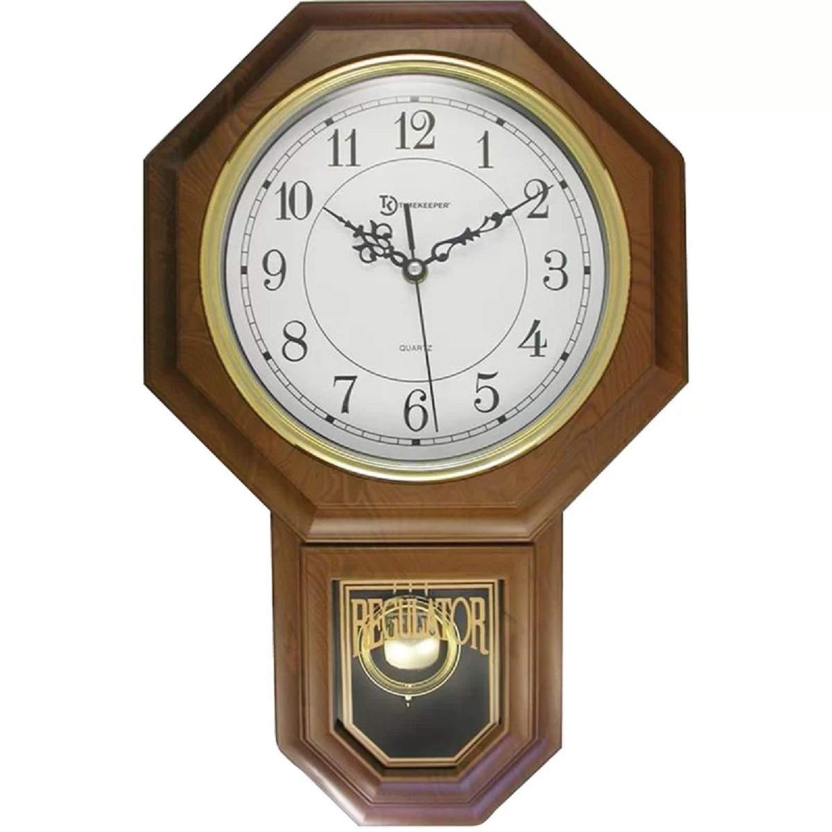 12 Inch JGSC Wall Clock - Silent Non-Ticking Battery Operated Clock for Home, Office, Bedroom & Kitchen Decor