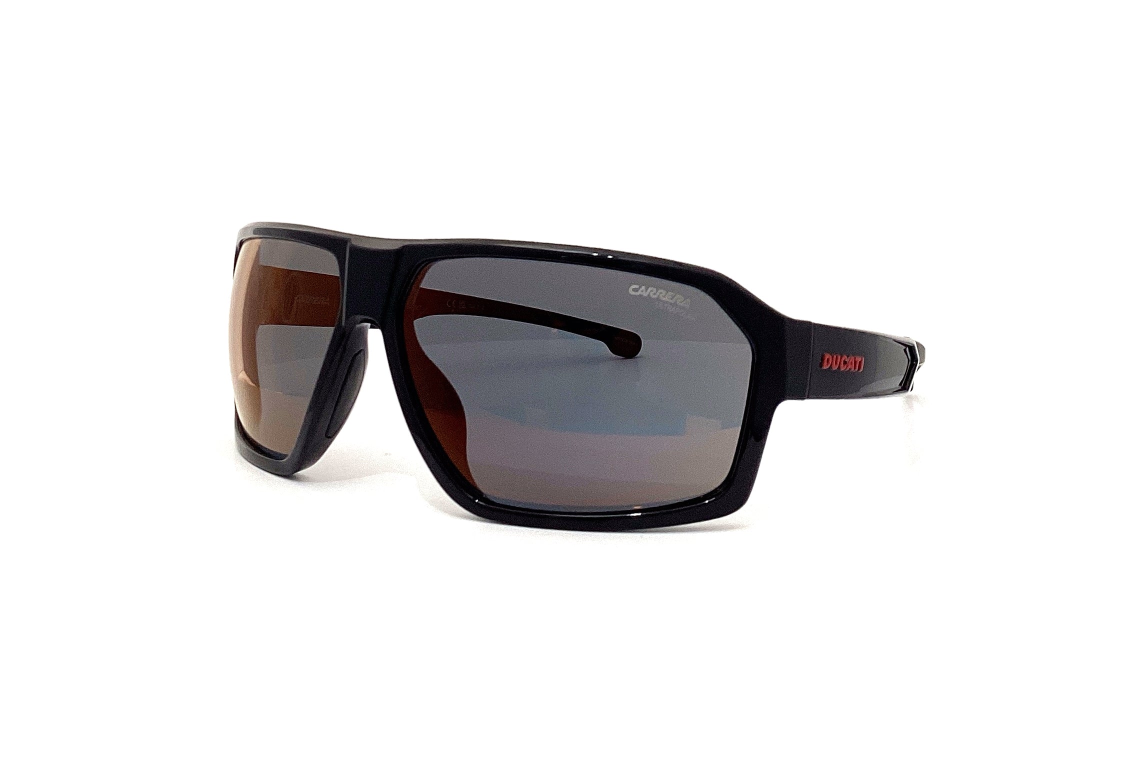 Carrera 020/S Sunglasses - Black Grey Polarized UV Protection for Men & Women - Perfect for Driving, Running, and Outdoor Sports