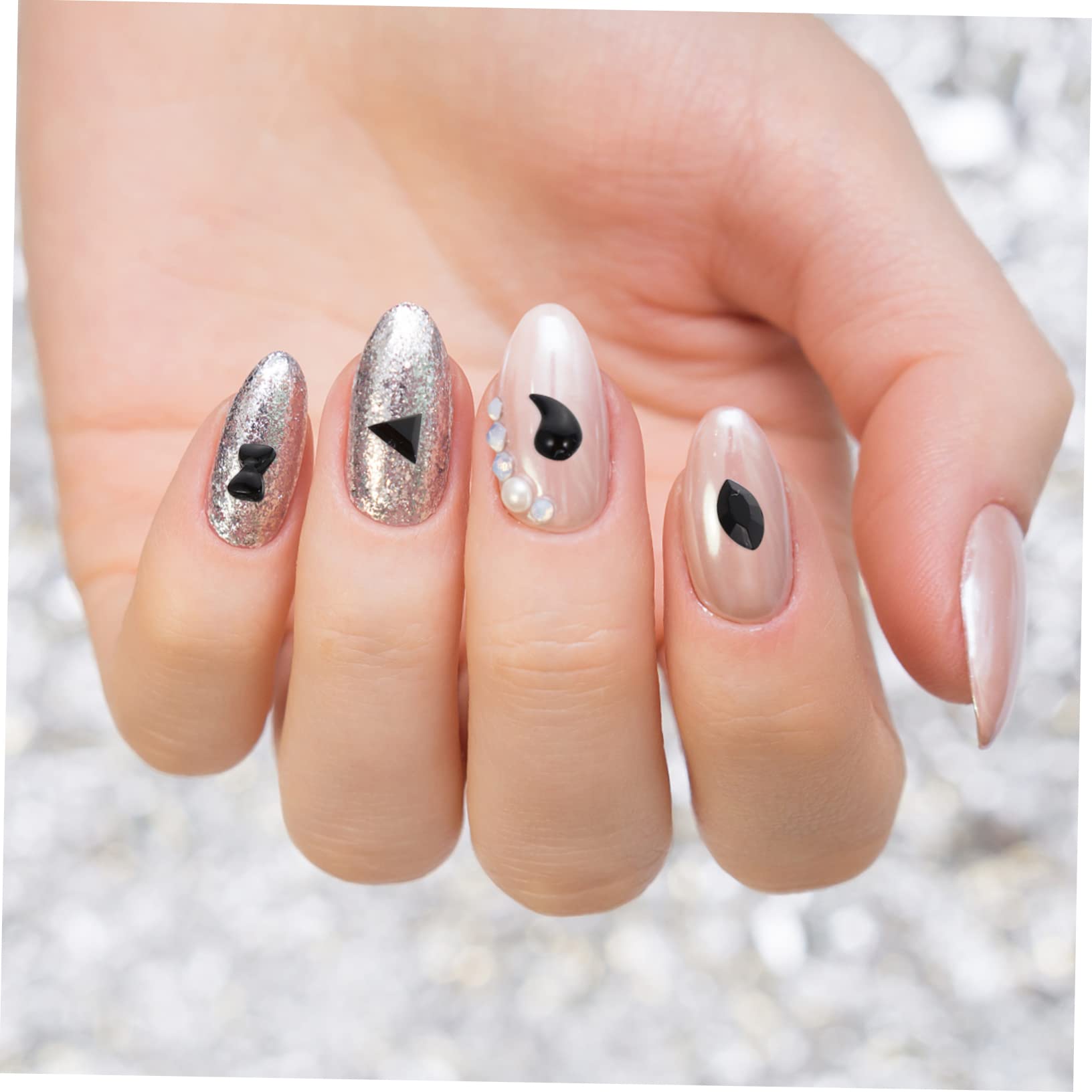 Minkissy Nail Decals - Easy to Apply Nail Stickers for Creative Manicure Designs | DIY Nail Art Decorations for Women | Perfect for Parties, Weddings & Special Occasions