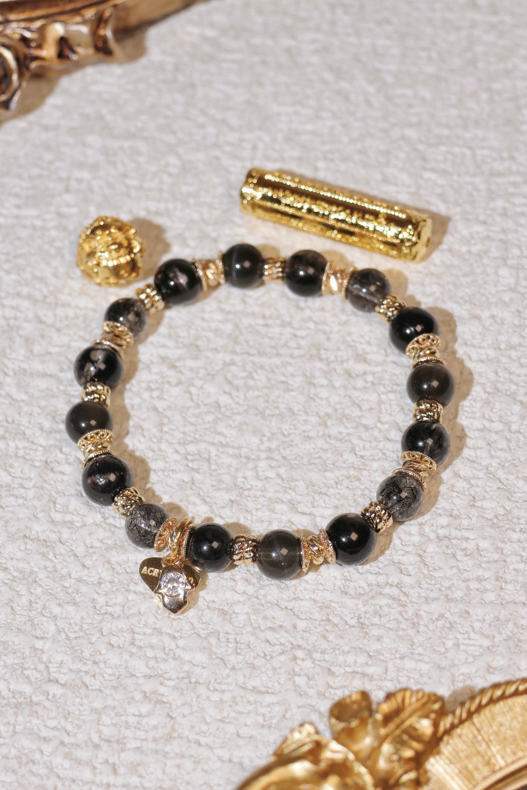 8mm Black Obsidian Grounding & Protection Bracelet for Men & Women - Spiritual Healing, Anxiety Relief, Chakra Balancing - Perfect for Meditation, Yoga & Energy Work