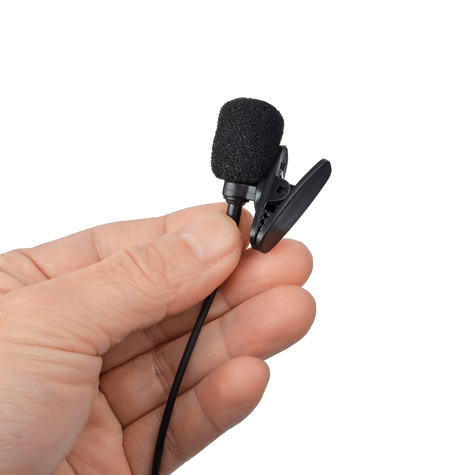 HYSHIKRA Walkie Talkie Earpiece Headset - Compatible with Kenwood, eSnic, Retevis, Baofeng UV-5R Radios - Includes Mic, PTT Button & Wire with Clip - Security & Bodyguard Communication (2 Pack) - Ideal for Event Security, Construction Sites & Outdoor Adventures