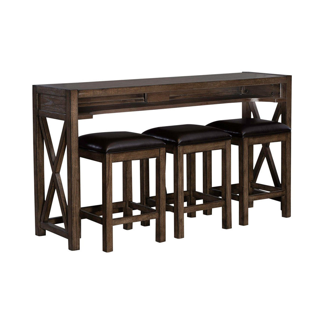Stylish Lennox Console Table with Matching Stools - Perfect for Entryway, Living Room or Dining Room Decor