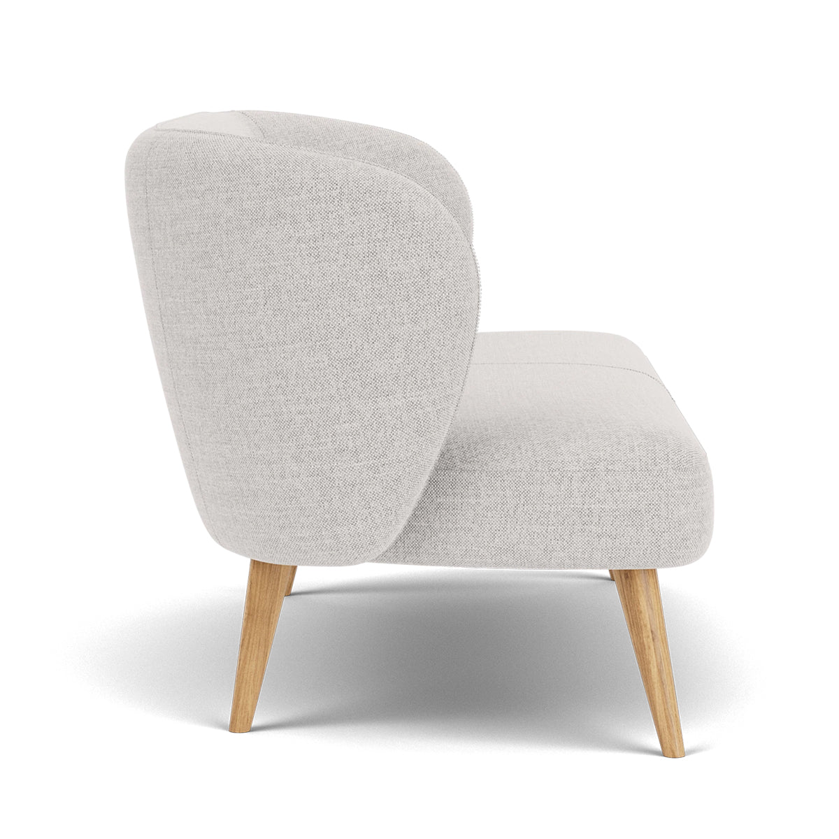 Kathleen Fabric 2 Seater Sofa - Modern Living Room Furniture for Small Spaces | Perfect for Apartments, Condos & Cozy Homes