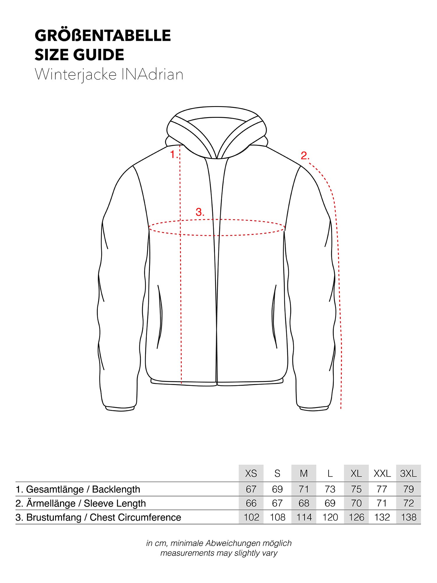 Men's Indicode Adrian ZA Quilted Jacket - Lightweight Down Alternative Puffer Coat for Winter | Warm Fashionable Outerwear for Casual Wear, Outdoor Activities & Travel