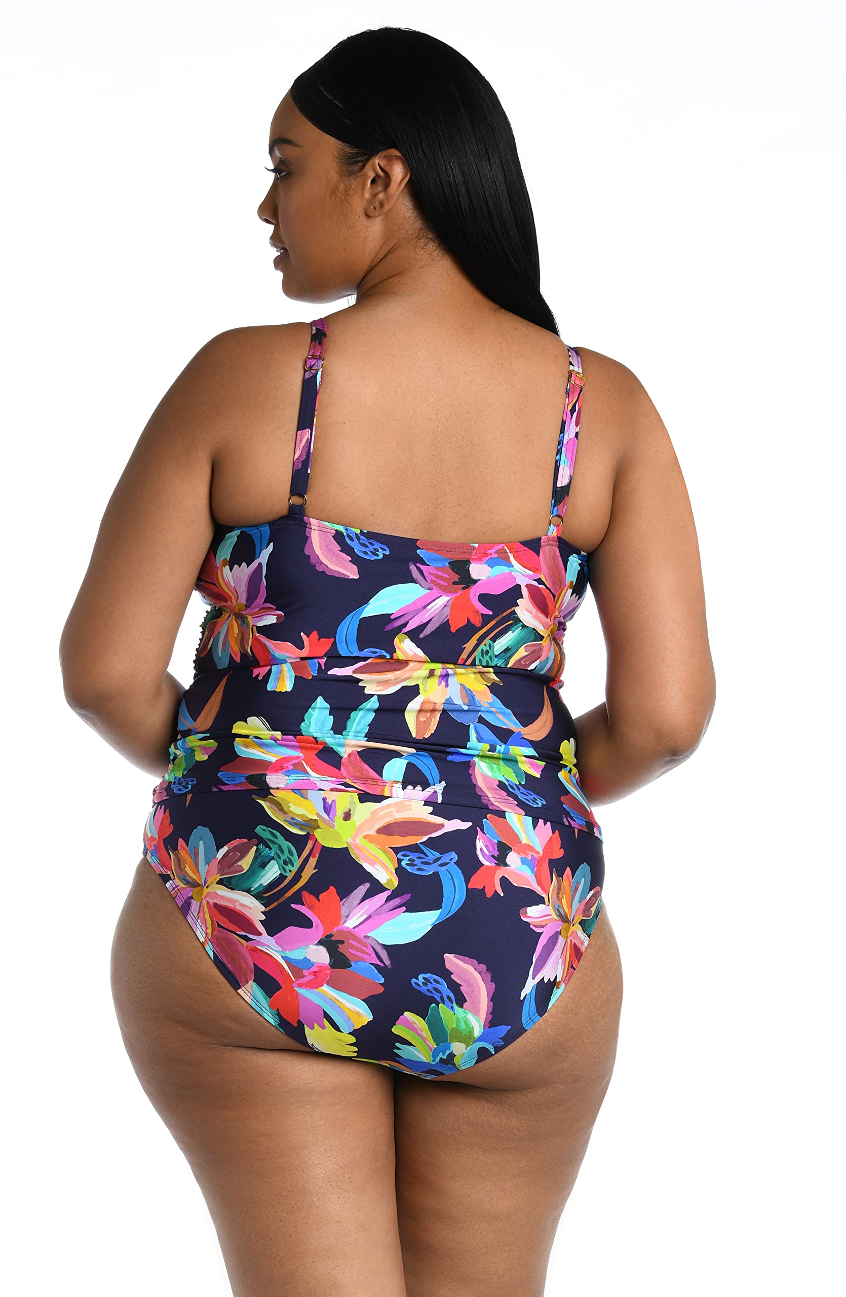 La Blanca Women's Lingerie Strap Tankini Swimsuit Top - Sexy Swimwear for Beach & Pool - Perfect for Vacation, Resort Wear, and Summer Getaways