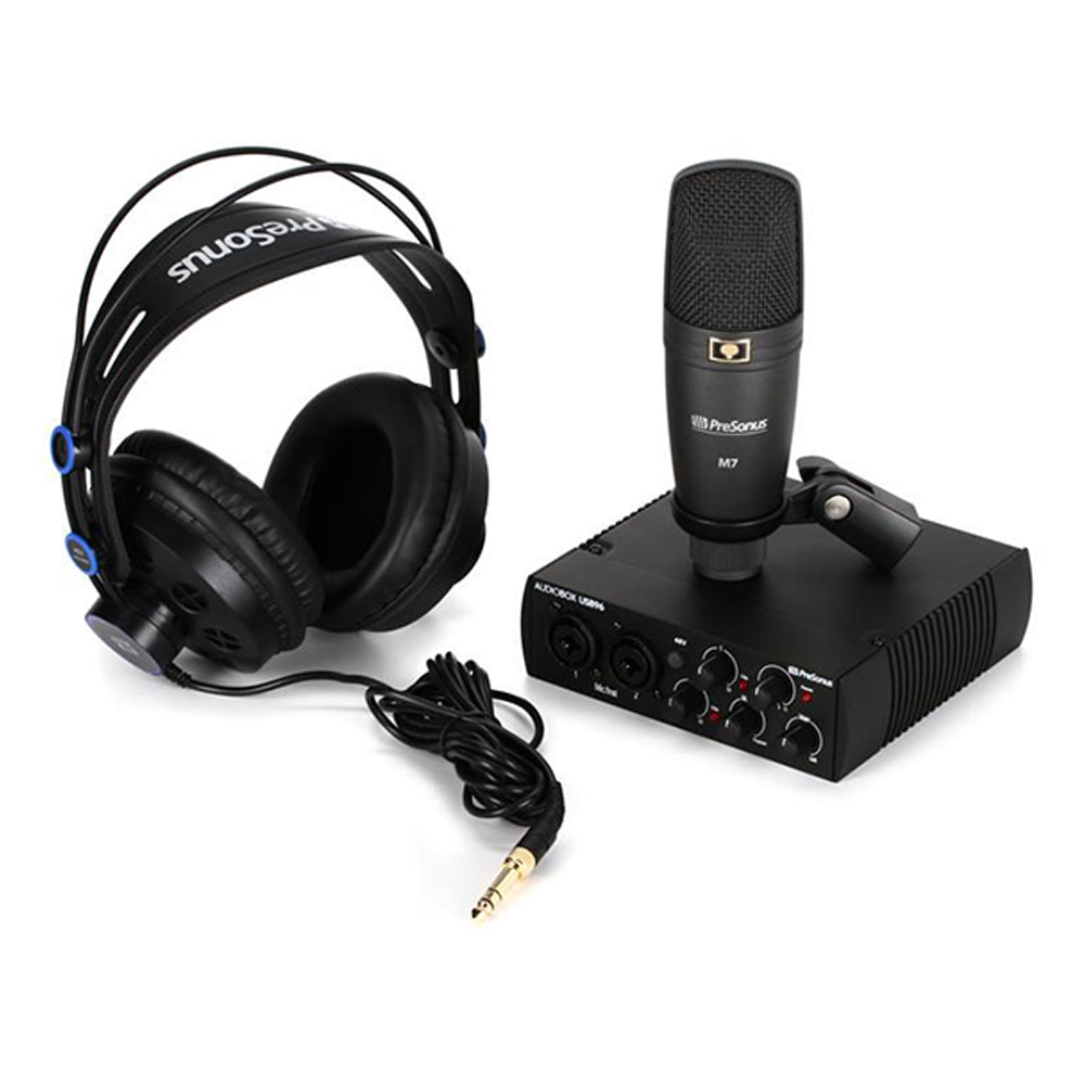 Professional USB Audio Interface 96kHz Studio Recording Box - Perfect for Home Studios, Podcasting & Music Production