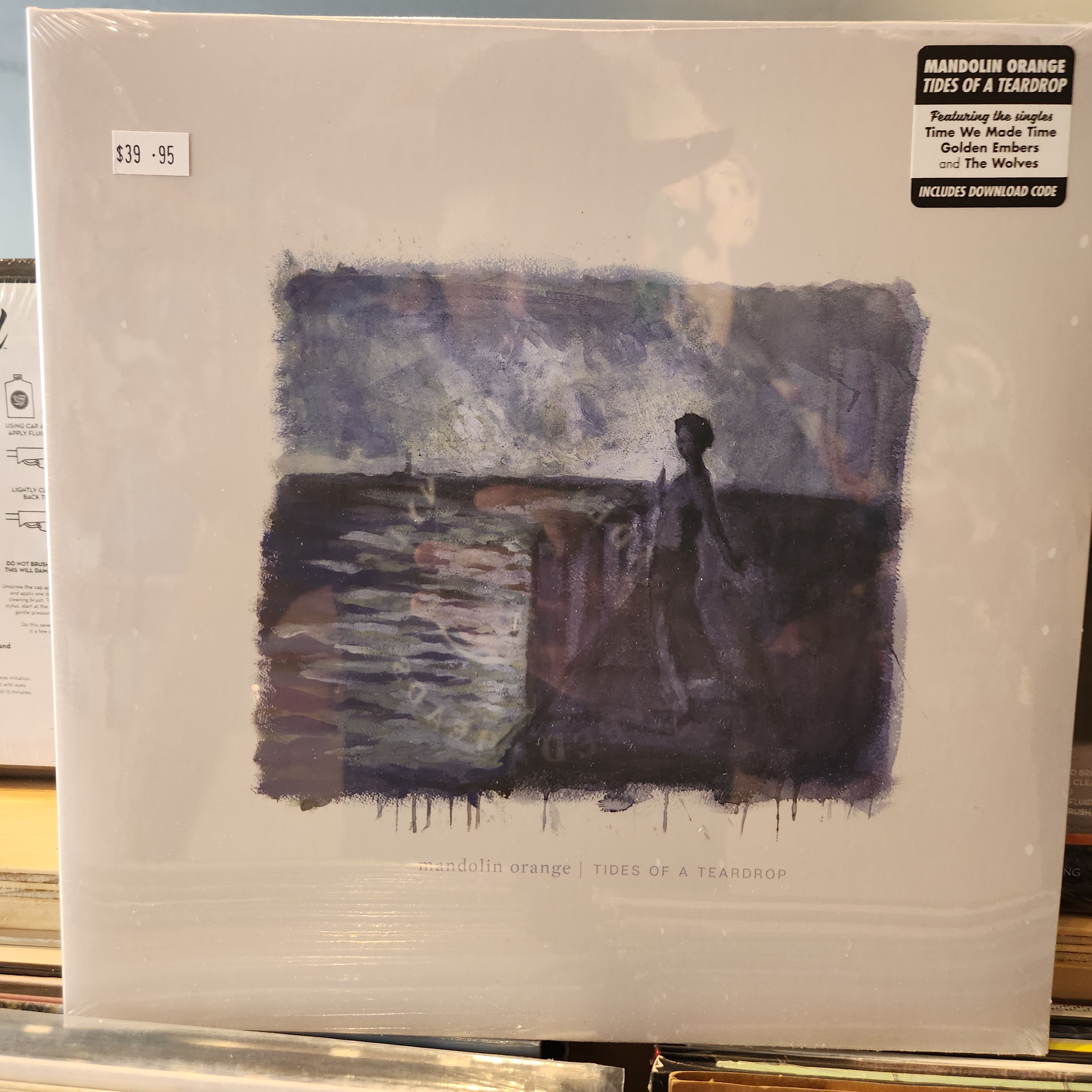 Mandolin Orange - Tides of a Teardrop Vinyl LP Record | Folk & Americana Music | Perfect for Relaxing Evenings & Vinyl Collections