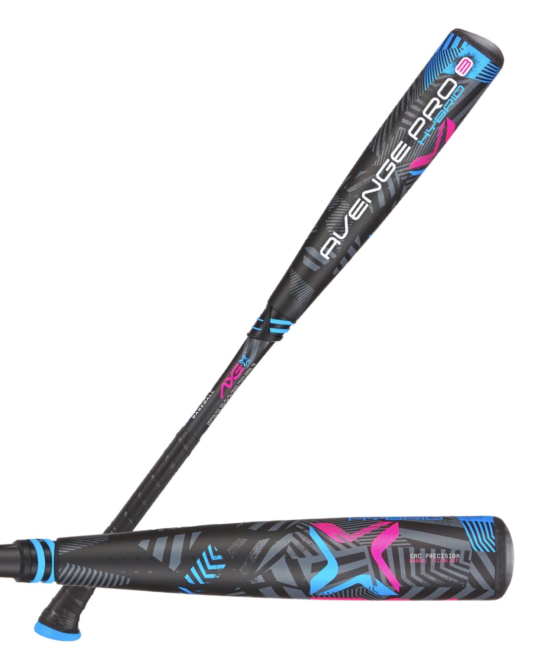 Axe Avenge Pro 3 Hybrid USA Baseball Bat - 8 oz Lightweight Aluminum Alloy for Youth & Adult Players | Perfect for Training, Games & Tournaments