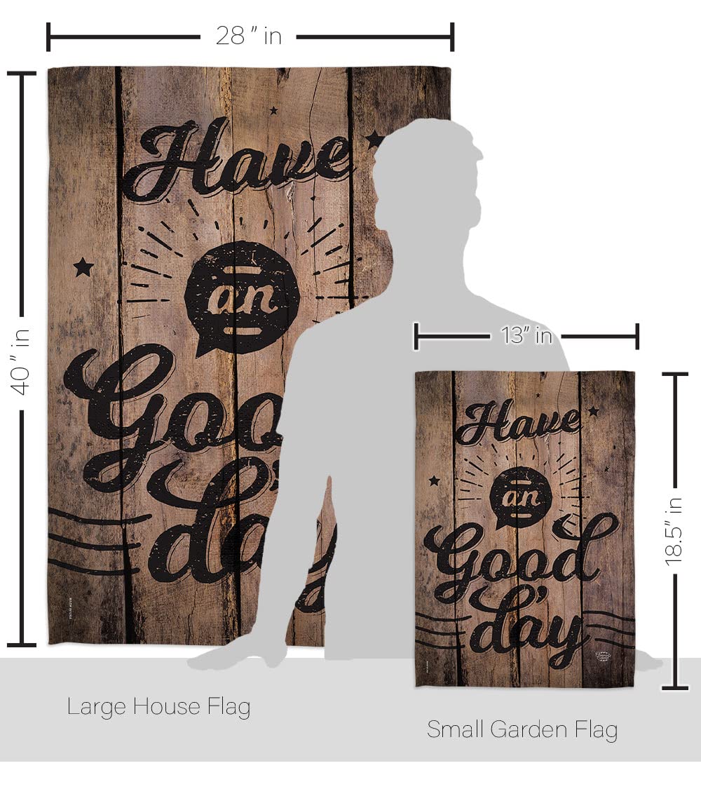 Sweet Life Inspirational Garden House Flag Set - Double-Sided Spiritual Hope Love Wisdom Banner for Yard Decor, Made in USA | Perfect for Front Porch, Patio & Outdoor Positive Vibes Decorations