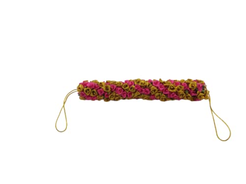 Premium Artificial Bun Juda Maker - 10 Inch Floral Gajra Hair Accessory for Women | Bridal, Party & Wedding Hairstyles | Elegant Indian Hair Jewelry for Special Occasions
