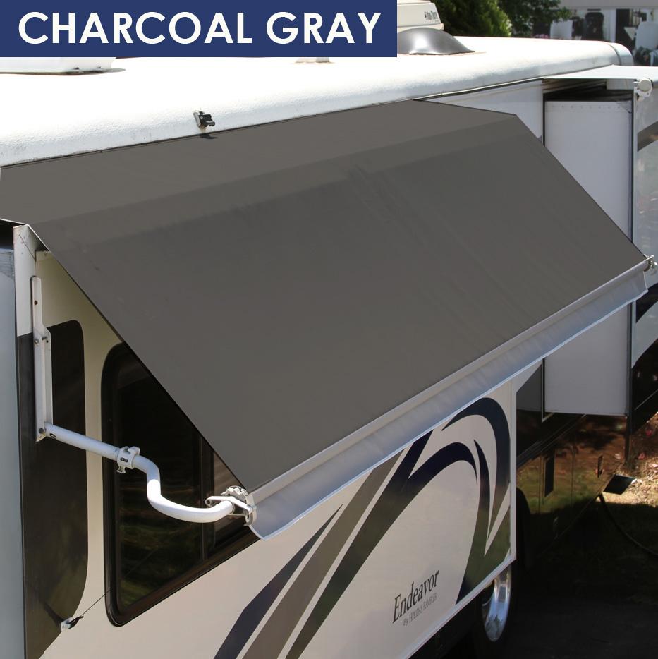 Carefree Of Colorado Omega Vinyl with Valance Replacement Fabric - Durable RV Awning Replacement for Outdoor Patio & Camping Use