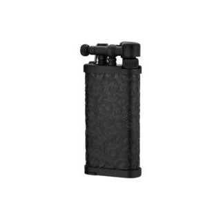 IM Corona Old Boy Arabesque Black Pipe Lighter - Premium Butane Lighter for Tobacco Pipes & Cigars - Perfect for Pipe Smokers & Collectors - Elegant Design for Home, Office & Outdoor Use