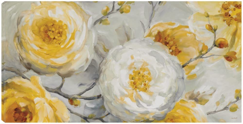 Sunshine Canvas Wall Art by Lisa Audit - Modern Fine Art Print for Living Room, Bedroom, Office & More - Ready to Hang 40x21 Inches - Perfect for Home Decor, Gifts & Interior Design