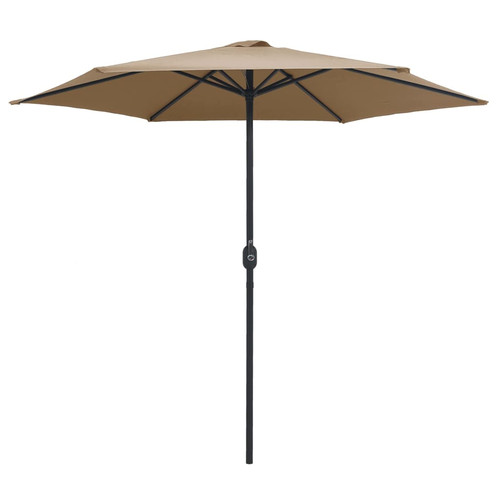 Tidyard 9ft Outdoor Patio Umbrella with Aluminum Pole - Folding Sun Shade Parasol in Taupe for Backyard, Poolside, Garden, Terrace - Waterproof & UV Protection - Perfect for Outdoor Dining, Lounging & Commercial Use (106.3