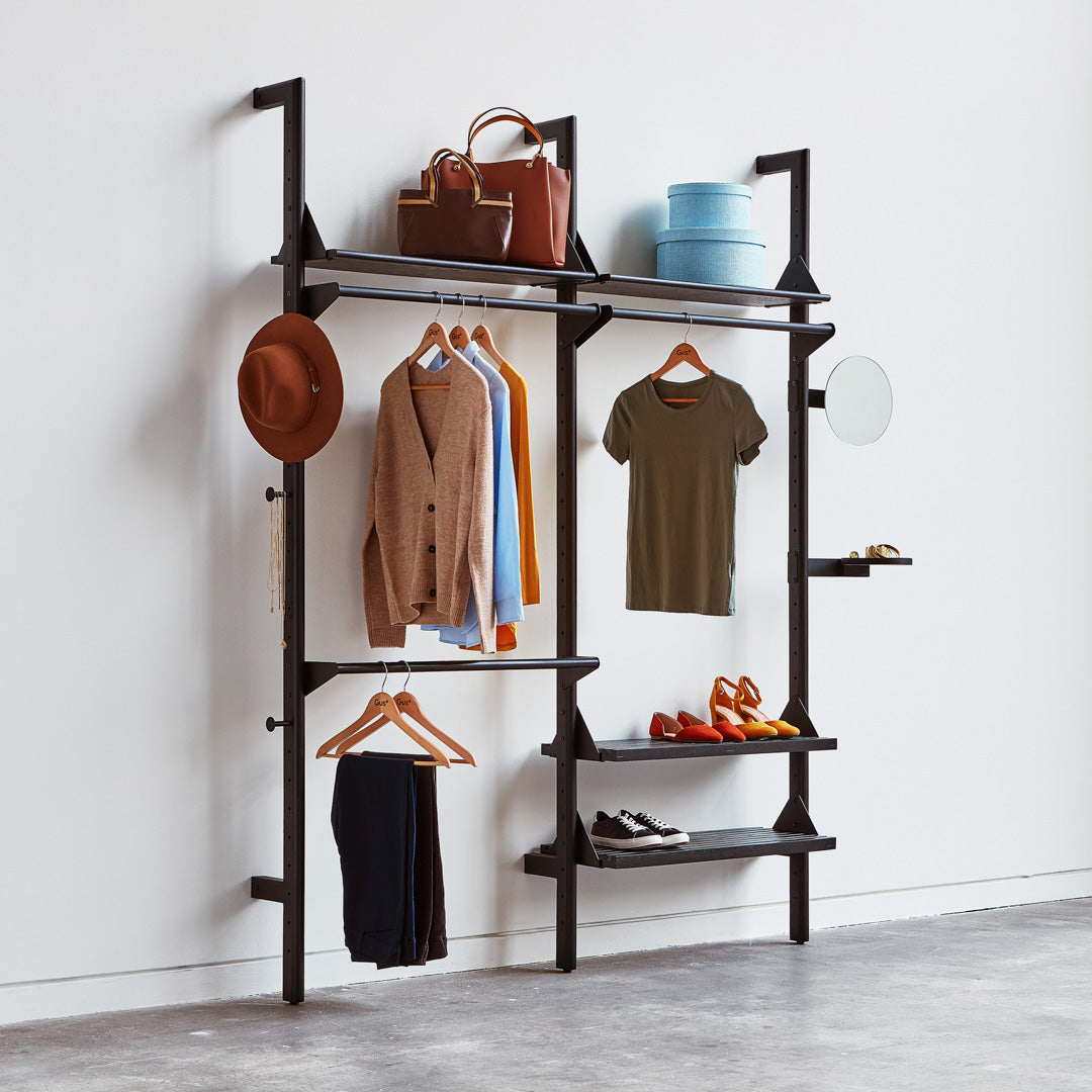 Branch 2 Wardrobe Unit - Space-Saving Closet Organizer for Bedroom & Closet Storage | Perfect for Small Spaces & Apartment Living