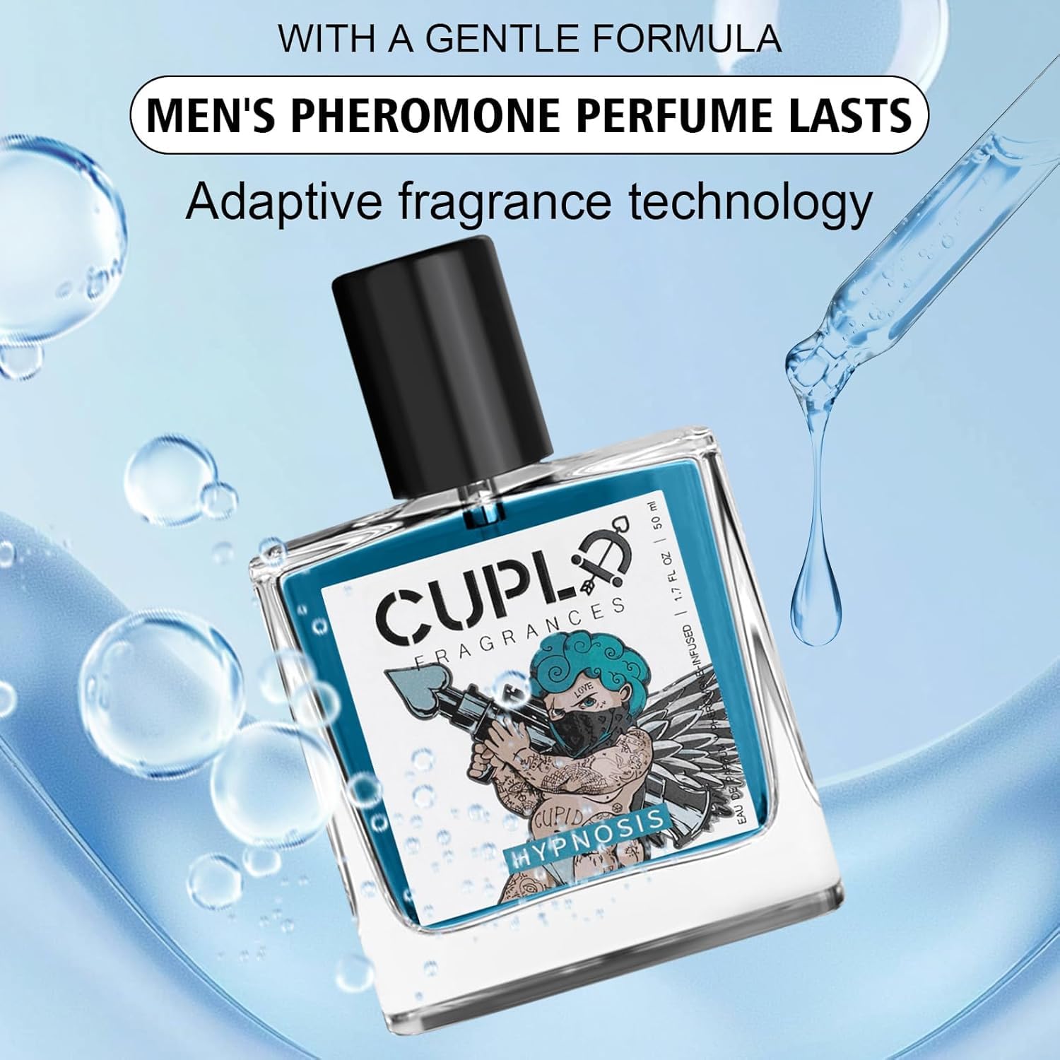 Premium Hypnosis Cologne for Men - Long-Lasting Pheromone-Infused Fragrance Enhances Attraction & Intimacy | Romantic Date Night & Special Occasion Scent | Perfect Christmas Gift for Boyfriend or Husband