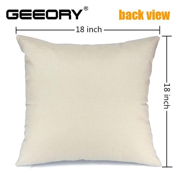 GEEORY St. Patrick's Day Pillow Covers 18x18 Inch Set of 4 - Shamrock Lucky Green Decorative Throw Pillow Cases for Home, Farmhouse, Couch, Sofa | Perfect for St. Patrick's Day Decorations & Irish Themed Parties