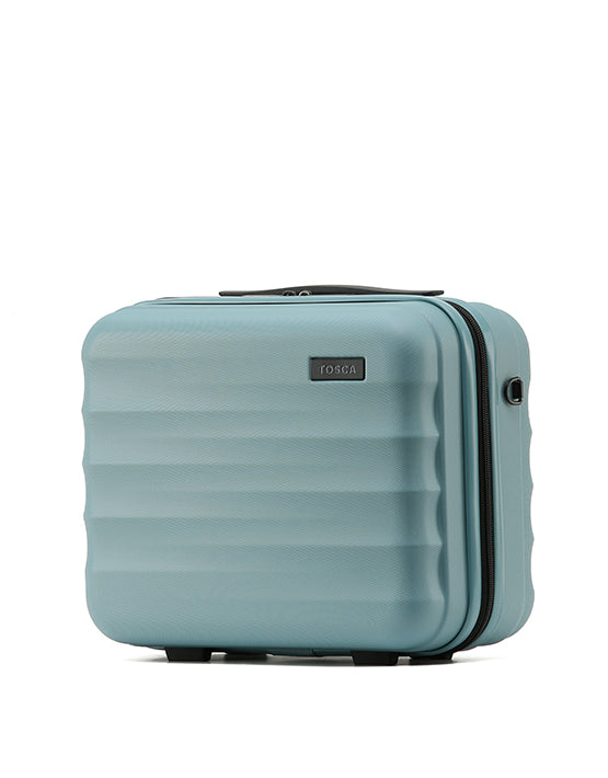Tosca Interstellar 2.0 2-Piece Luggage Set - 20in Carry-On & Vanity Case in Ocean Blue | Perfect for Travel, Vacation & Business Trips