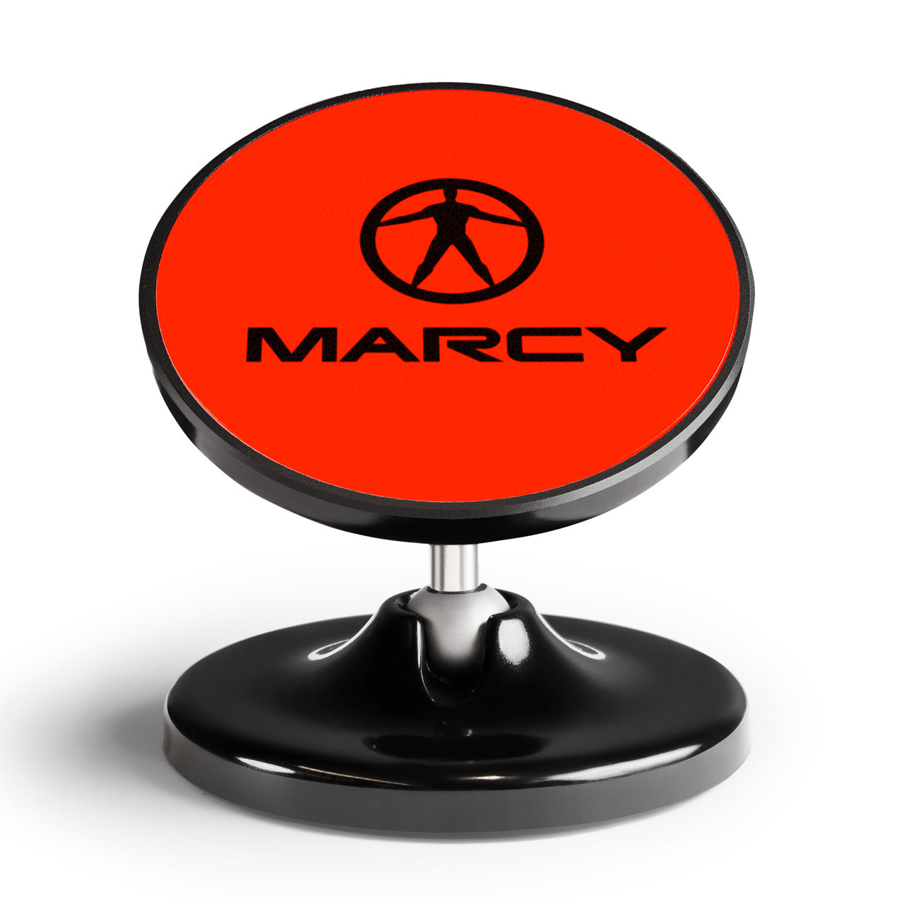 Marcy Magnetic Phone Mount with Dual Rotating Heads - Strong Hold for Car, Office & Home Use - Universal Compatibility for iPhone, Samsung & Smartphones