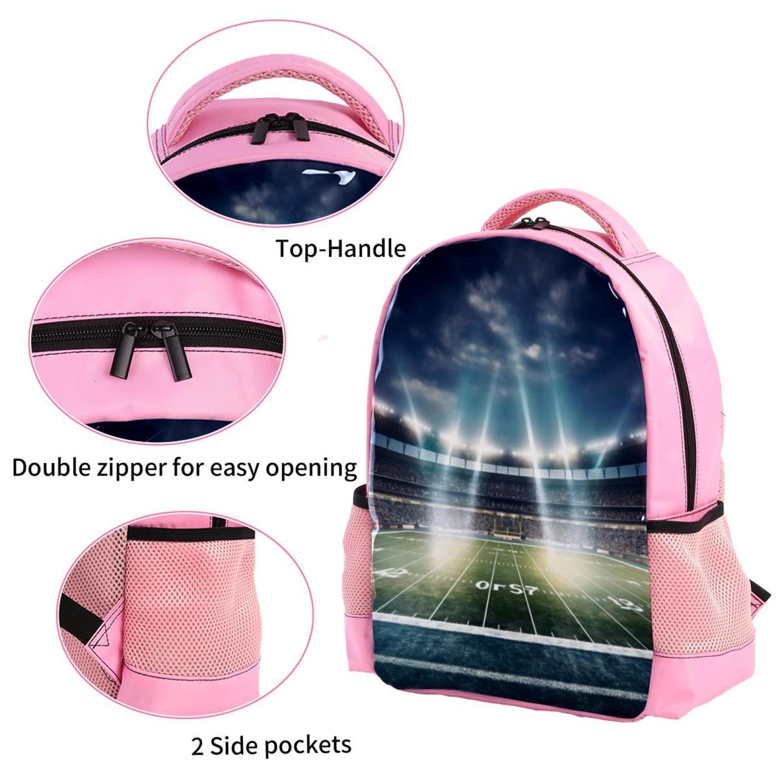 Best Travel & Work Backpack for Men & Women - Durable Laptop Backpack with USB Charging Port - Perfect for Commuting, Business Trips & American Football Games