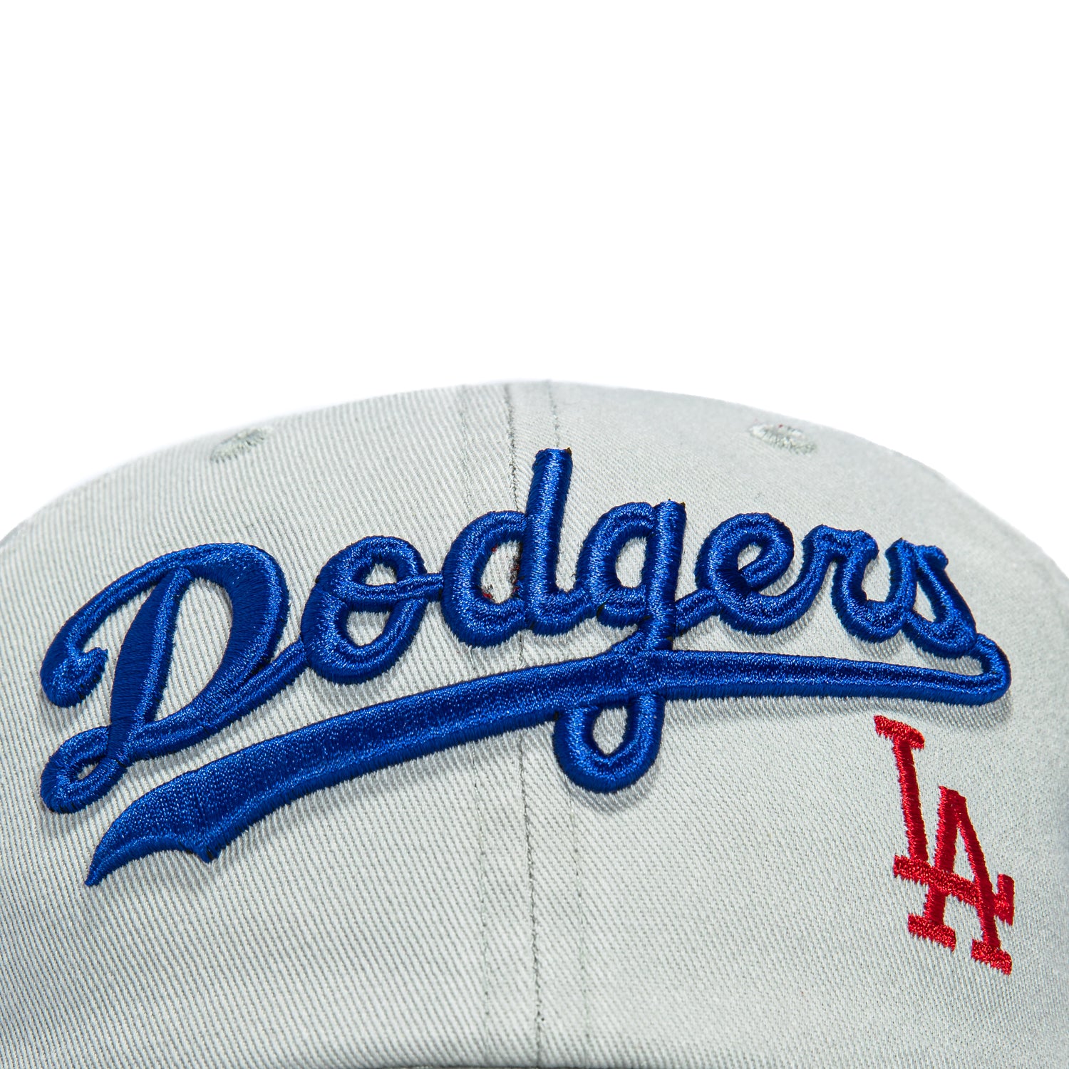 47 Brand Los Angeles Dodgers Cleanup Adjustable Baseball Cap - Grey | MLB Officially Licensed Snapback Hat for Men & Women | Perfect for Games, Tailgating & Casual Wear