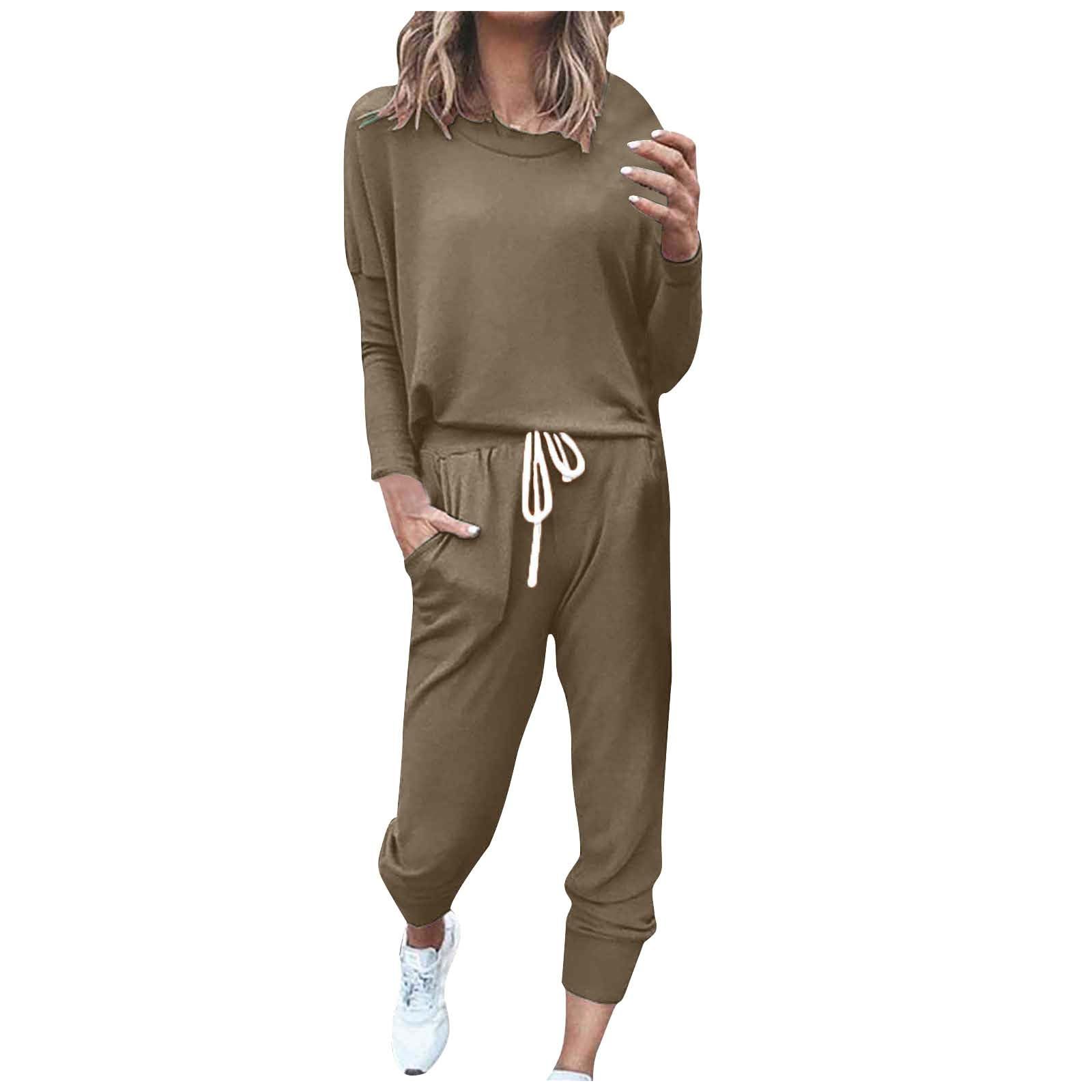 Women's 2-Piece Lounge Sets - Soft Sweater & Shorts Outfits for Casual Wear, Cruise Vacations & Home Relaxation | 2023 Prime Day Deals