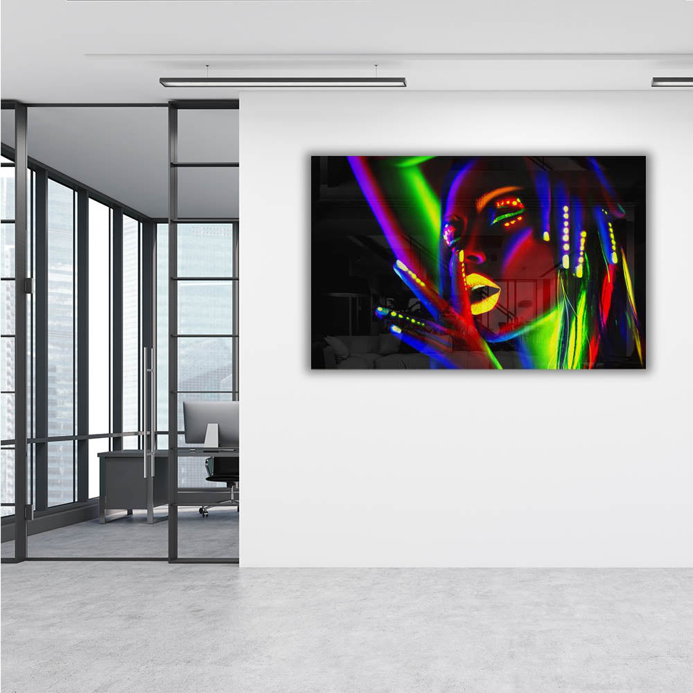 Tiger Glass Print Wall Art - Stunning Wildlife Decor for Living Room, Bedroom & Office - Perfect for Home & Office Decor