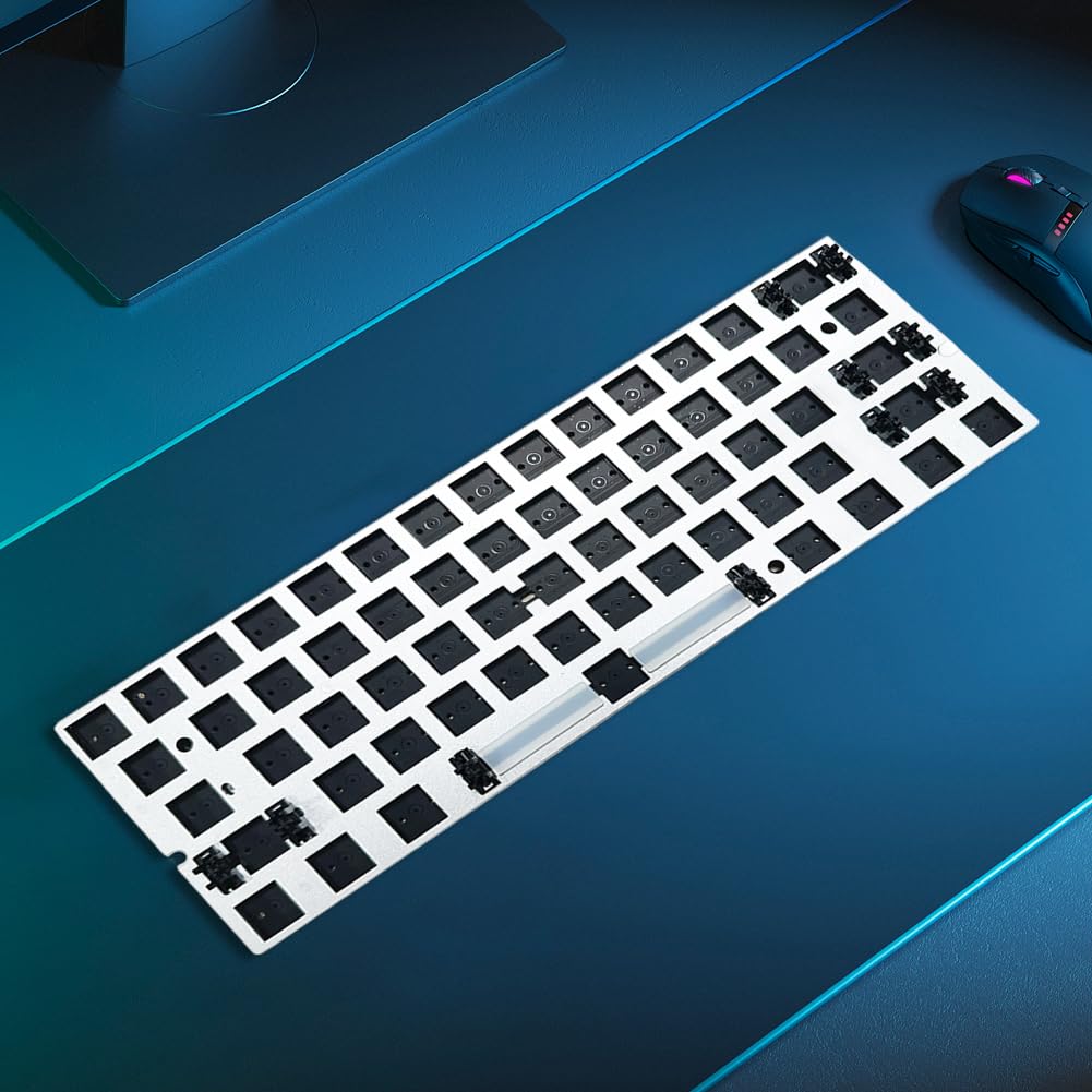 LYEAA RGB Wired Gaming Keyboard - Hot Swappable Mechanical PCB, Customizable Backlit Keyboard for PC Gamers | Perfect for Esports, Streaming & Late Night Gaming Sessions