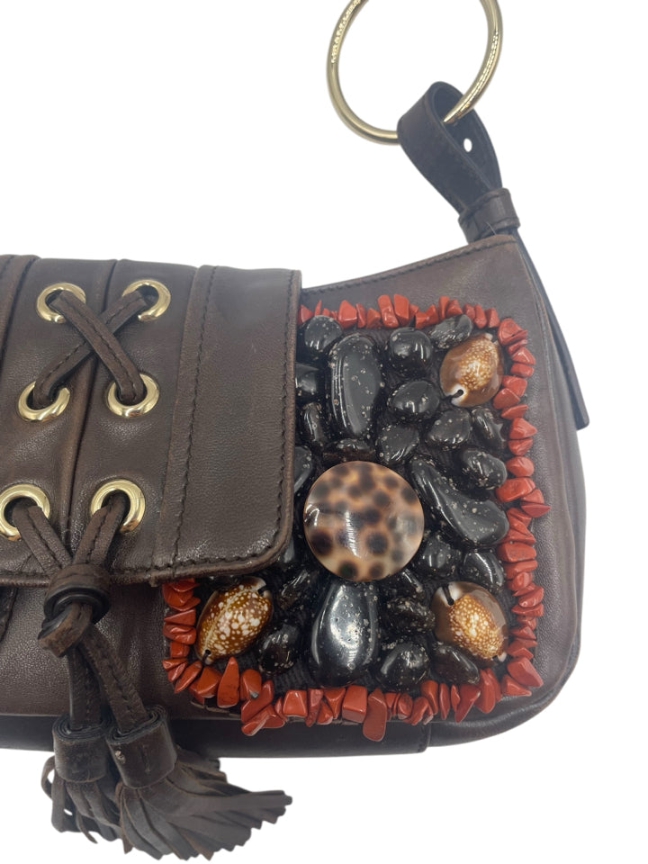 Vintage Yves Saint Laurent Beaded Tassel Shoulder Bag - Luxury Designer Crossbody Purse for Women, Perfect for Evening Parties & Special Occasions