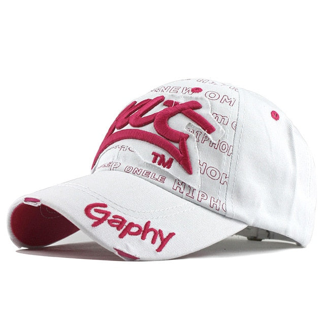 Bat Gaphy Embroidered Snapback Baseball Cap - Adjustable Dad Hat for Men & Women - Perfect for Sports, Streetwear & Outdoor Activities