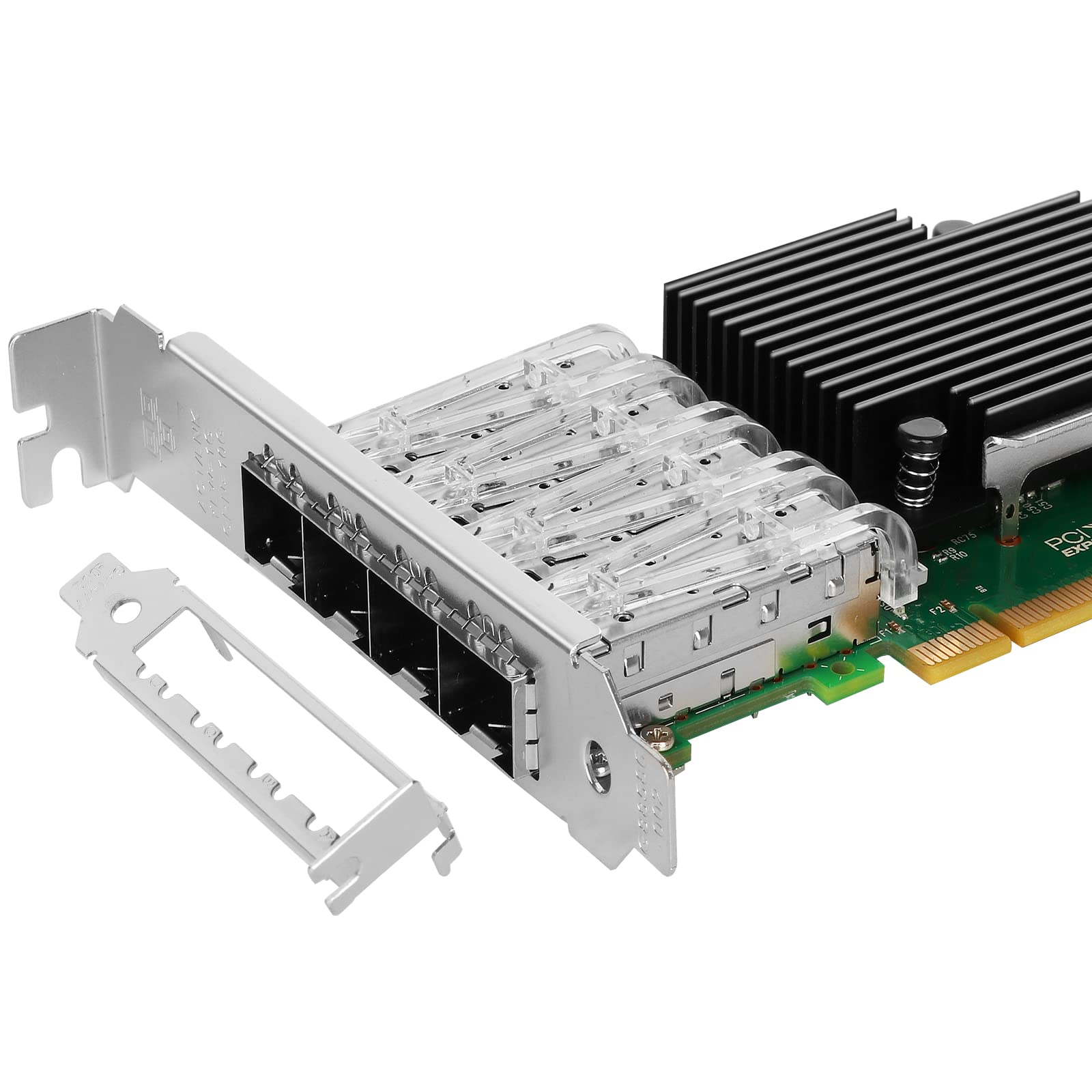Intel X710-DA4 XL710BM1 PCIe 3.0 x8 10Gb 4 Port SFP+ Ethernet Network Card - Compatible with Windows Server, Windows, Linux, VMware, ESX | High-Speed LAN Card for Data Centers, Cloud Computing & Enterprise Networks
