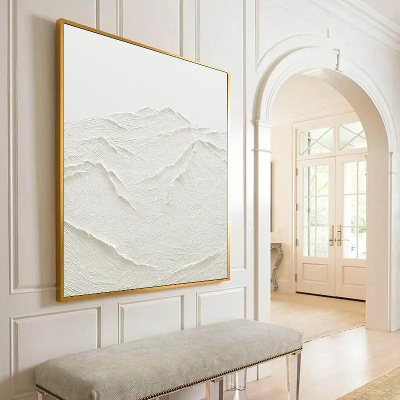 Minimalist Textured Plaster Art Painting - Modern Abstract Wall Decor for Living Room, Bedroom & Office | #MM029